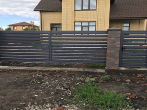 Забор жалюзи 72 метра фото в Городце