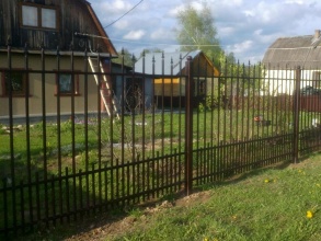 Сварные заборы с утрамбовкой щебнем 12 метров фото в Городце